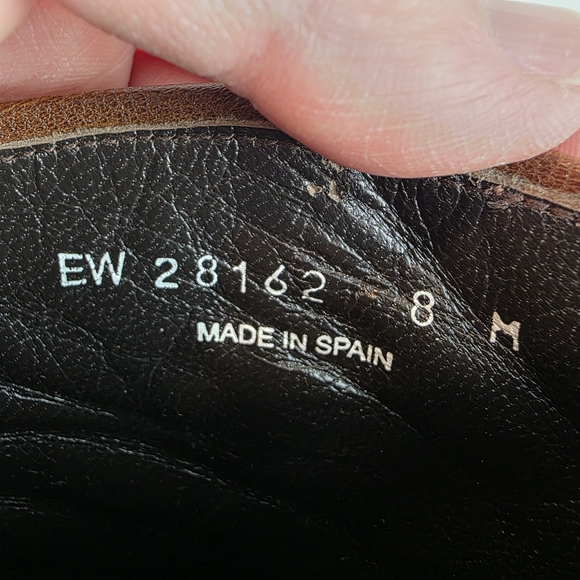 Stuart Weitzman Women's Brown Leather Wedge Heel Boot Ankle Bootie Gum Sole sz 8 - Picture 9 of 12